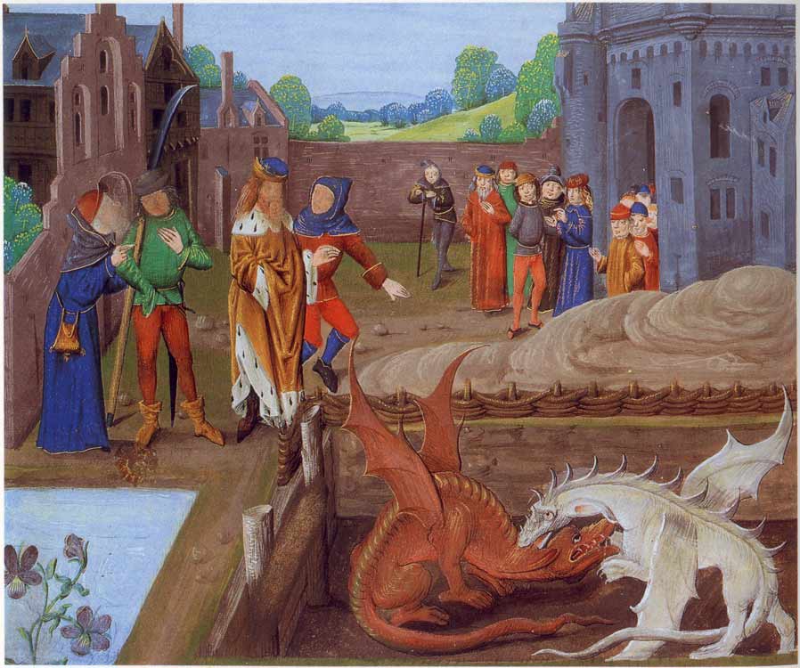 King Vortigen and dragons