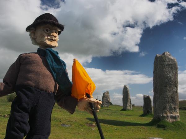 Bill Chubb puppet at the Hurlers