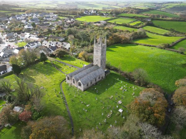 Photo of Week St Mary from the air