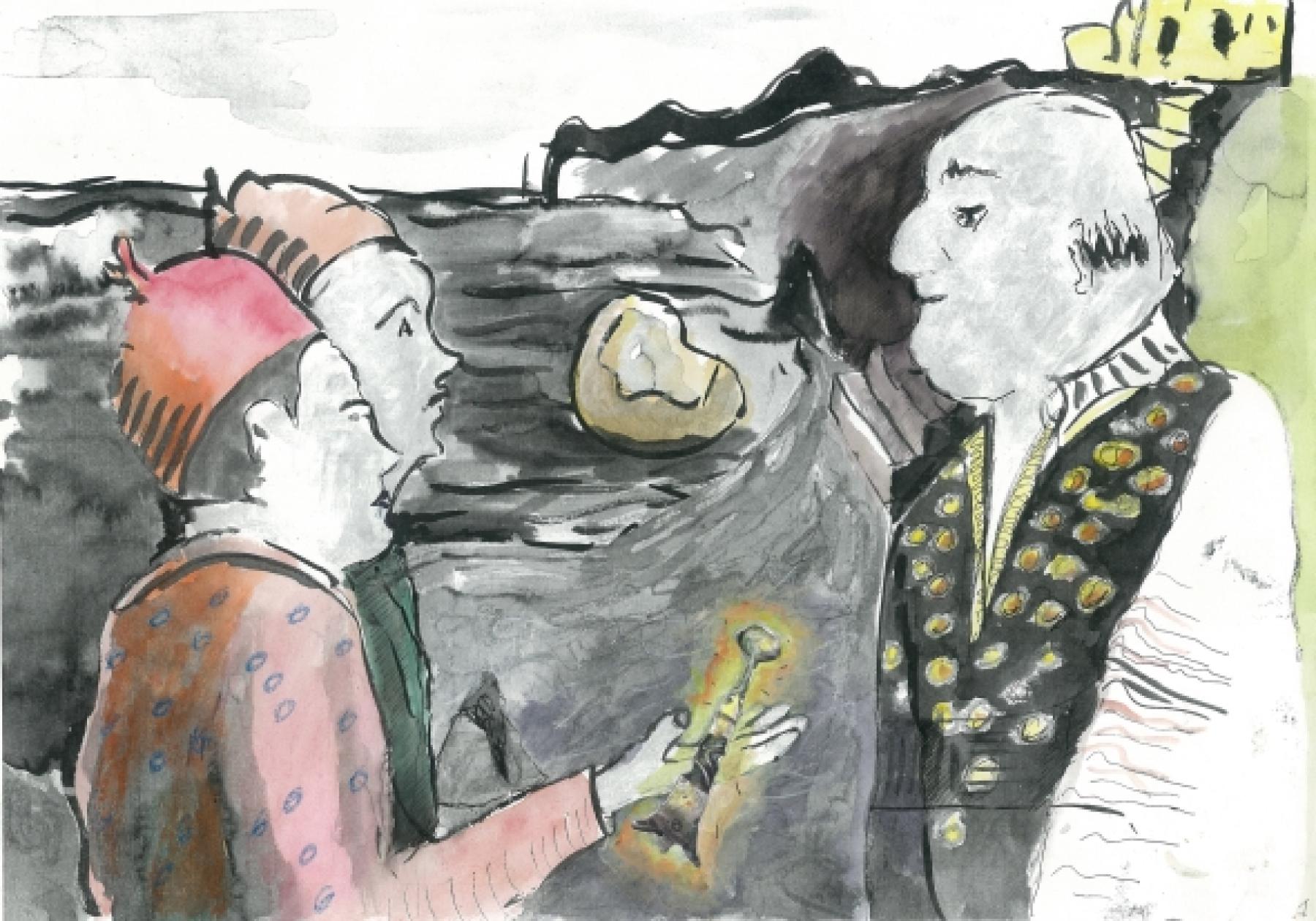 piskeys give king the spoon