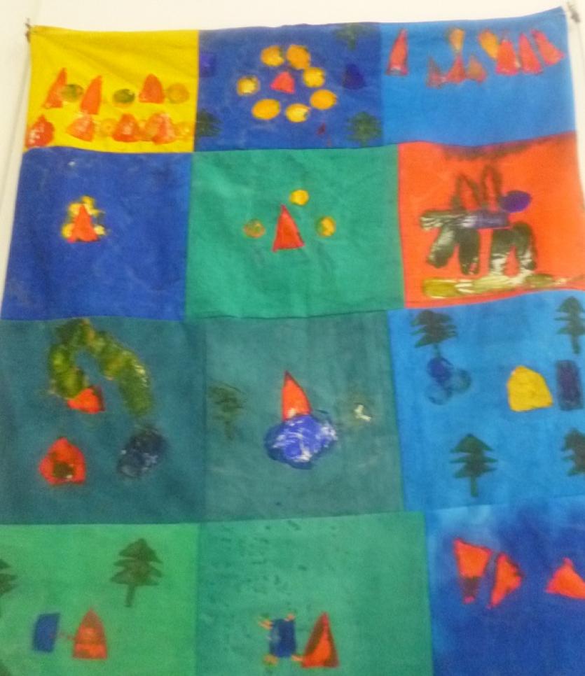 Story Quilt at Bude Museum